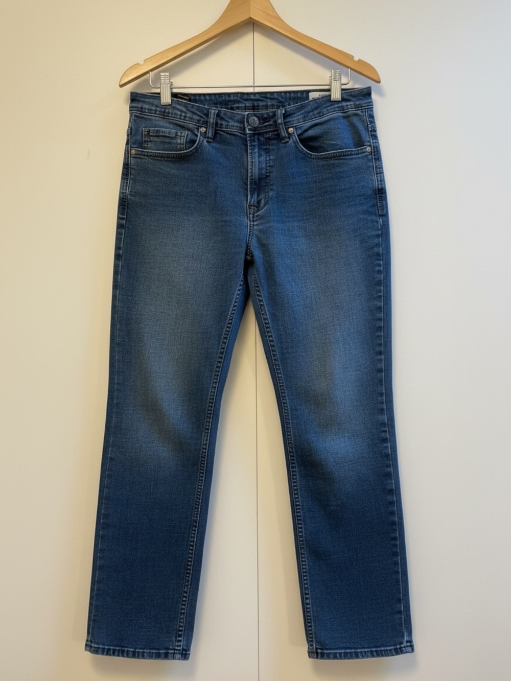 Buffalo David Bitton Jackson Straight Stretch Jeans Mens Tag Size 34x32 Blue